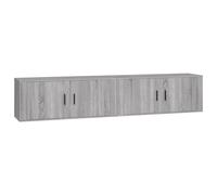 Meubles TV muraux 2 pcs sonoma gris 100x34,5x40 cm
