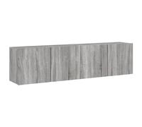 Meubles TV muraux 2 pcs sonoma gris 80x30x41 cm