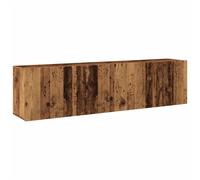 Meubles TV muraux 2 pcs vieux bois 80x30x41 cm
