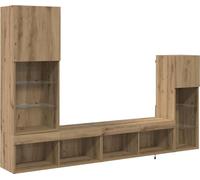 Meubles TV muraux 4 pcs Chêne artisanal Bois d'ingénierie