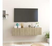 Meubles TV Suspendus Muraux Armoire de Télévision 2 pcs Chêne Sonoma vidaXL