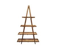 Meubletmoi Etagère Pyramide Repliable décoration 4 Niveaux pin recyclé - montagnard - Chalet