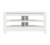 MeubleTVd'Angle Blanc 102 x 40,5 x 45 cm Bois d'ingénierie_2 ans garantie_45000