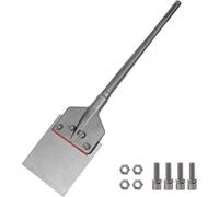 Meule à décapage de sol SDS-Max, tige de 6 pouces, longueur de 25 pouces, en acier allié, pour enlever le mortier et les colles de carrelage