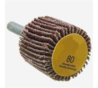 Meule À Papier Abrasif À Tige De 6 Mm Accessoire Dremel De Grain 60/80 Pour Outil Rotatif, 80