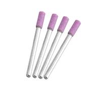 Meule à Queue, 50pcs/Set Outils d 'affûtage de Queue d'affûtage de meules avec tête en Pierre Abrasive de 4 mm pour kit Dremels et Outil Rotatif Compatible