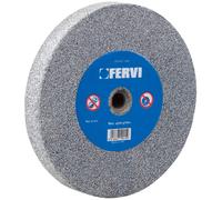 Meule abrasive à grain de corindon 80 pour meuleuse 200x40x20 mm Fervi mg14/80