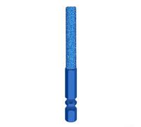 Meule abrasive émeri dure pour polissage acier Meule abrasive(b) | Revêtement émeri dur, tige hex 6,35mm, anti-glissement, pour idéal métal, rouille, ébarbage rapide