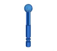Meule abrasive émeri dure pour polissage acier Meule abrasive(g) | Revêtement émeri dur, tige hex 6,35mm, anti-glissement, pour idéal métal, rouille, ébarbage rapide