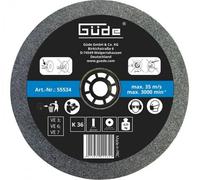 GÜDE Meule abrasive G36 pour touret G55223 - G55271 - G55235 - 150 x 20 mm 55534