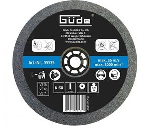 Meule abrasive G60 pour touret G55223 - G55271 - G55235- 150 x 20 mm Güde G55535