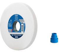 Meule abrasive pour outils de coupe HSS, dimensions 150 x 16 x 32 mm, pour forets HSS