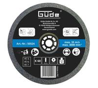 Meule abrasive pour touret 125 x 16 mm - grain 60 - pour G55234 Güde G55524