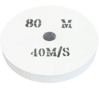 Meule abrasive pour touret - 250 x 32 x 32 mm - grain 80