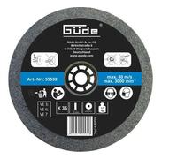 Meule abrasive pour touret G55272 et G55237 - 200 x 25 mm - grain 36 Güde G55532
