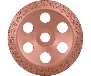 Meule assiette carbure 180 mm grain moyen pour grandes meuleuses angulaires avec écrou de serrage BOSCH 2608600366