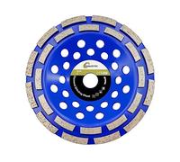 Meule Assiette Diamantée 180mm Double Rangée Diamant à Meuler Béton pour Polir et Nettoyer Granit Marbre Maçonnerie Pierre Artificielle Béton Meuleuse D'angle SANLEETEK