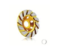 Meule boisseau à segments diamantés de 100 à 150 mm for le béton de pierre | Meule diamantée segmentée, trou d'arbre de 22 mm, 3 tailles(125x22mm)