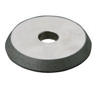 Meule CBN 77.5x10x12.7 dédiée aux aciers HSS pour affûteuse de forets OPTIgrind GH 10T Optimum DSGH10T