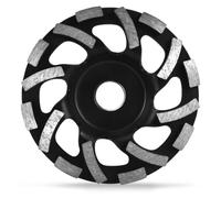 Meule diamantée 125 mm pour béton, meule diamant, meule à béton, disque abrasif diamanté, double rangée pour matériaux