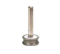 Meule diamantée concave de 2 à 12 mm, diamètre de la tige: 6 mm, for le polissage du verre et de la céramique(Grit 80 5mm)