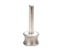 Meule diamantée concave de 2 à 12 mm, diamètre de la tige: 6 mm, for le polissage du verre et de la céramique(Grit 150 10mm)