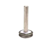 Meule diamantée concave de 2 à 12 mm, diamètre de la tige: 6 mm, for le polissage du verre et de la céramique(Grit 80 2mm)