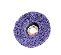 Meule Diamantée Edge 1 disque de corail en poly bande abrasive for peinture, antirouille, meules de meulage propres for meuleuse d'angle, peinture abrasive(Purple)