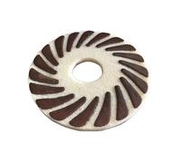 Meule Diamantée Edge Disque de polissage abrasif for sol en marbre, granit, résine, béton, 13 pouces, 325 mm(100)
