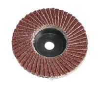 Meule Diamantée Edge Disques à lamelles plats 1/3/10 pièces 50 mm 75 mm Disques abrasifs 3 pouces Grain 80 Meules Lames de coupe for meuleuse d'angle(Brown,1PC_75MM)