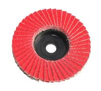 Meule Diamantée Edge Disques à lamelles plats 1/3/10 pièces 50 mm 75 mm Disques abrasifs 3 pouces Grain 80 Meules Lames de coupe for meuleuse d'angle(Red,10PC_50MM)