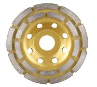 Meule Diamantée Jaune pour Pierre et Céramique, Polissage Professionnel | Disque à Bol Segmenté, Usage Meulage Béton et Marbre, Finition Brillante, Diamètre 100mm