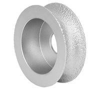 Meule Diamantée, Meule en Pierre Meule Diamantée Brasée Meule Abrasive Concave Meule Poncage pour Verre Céramique Pierre Carbure Béton Marbre Granit Brique Maçonnerie(Concave grinding wheel 2.0)