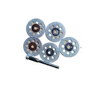 meule diamantée, Mini Jeu De Disques Roue Coupe, Lames Scie Circulaire, Meules Avec Mandrin(With Holes 10 Pcs,22 mm)