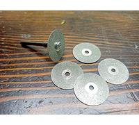 meule diamantée, Mini Jeu De Disques Roue Coupe, Lames Scie Circulaire, Meules Avec Mandrin(Without Holes 10 Pcs,30 mm)