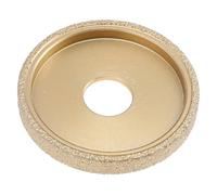 Meule Diamantée pour Meuleuse D’angle, Disque de Coupe | Brazing sous Vide, pour Marbre et Granit, Couleur Or, Fiabilité Élevée, Durée de Service Prolongée