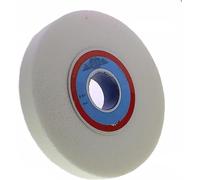Meule en corindon blanc for meuleuse d'établi de 6 pouces-OD 150mm, diamètre du trou 12.7mm, épaisseur 20mm, 1 pièce(100 Grit)
