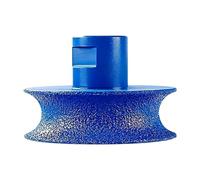 Meule profilée diamantée - Meulage robuste des bords de pierre | Meules diamantées, meules de polissage de bord de pierre en forme de U 5/8 "-11", adaptées aux meuleuses d'angle et aux