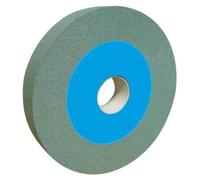 Meule Touret Vitrifiée Verte D. 200 x ép. 20 x Al. 32 mm - Gr 80, Carbure de Silicium - Idéale pour Affûtage Meulage - Diamwood