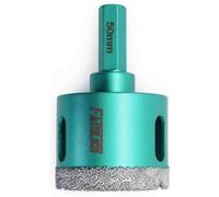 Meules diamantées de 50 mm pour scies trépans, avec tige hexagonale, pour granite, marbre, carrelage et céramique