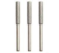 Meules Émeri Scie pour chaîne 3mm 6pcs Pour Affûteuse Meules(3 * 4.8mm) | Tige 3mm, tailles 4.0/4.8/5.5mm, pour affûteuse électrique, démonter la pour chaîne, gain de temps