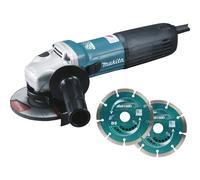 Meuleuse Ø 125 mm 1400 W - MAKITA - avec kit d'accessoires - MakPac - GA5040CJD