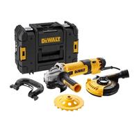 Meuleuse 125 mm 1500W - vitesse variable DEWALT DWE4257KT-QS avec kit de surfaçage