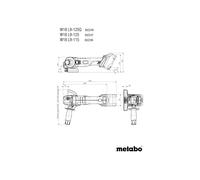 Metabo Meuleuse d'angle W 18 L 9-125 Quick 125 mm 18 V – 602249840