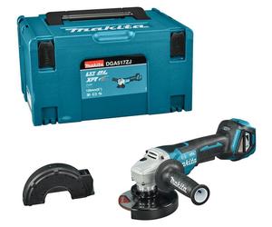 Meuleuse Ø125 mm 18V Brushless MAKITA DGA517ZJ Variateur et bouton homme mort avec Makpak