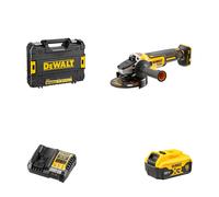 Meuleuse Ø125 mm 18V DCG405NT-XJ + 1 batterie 18V 5 Ah + 1 chargeur DCB1104-QW DEWALT