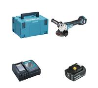 Meuleuse Ø125 mm 18V DGA513ZJ + 1 batterie BL1850B 18V 5 Ah + 1 chargeur rapide DC18RC MAKITA