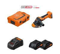 Meuleuse Ø125 mm CCG 18-125-7 AS + 2 batteries ProCORE 18V 4 Ah AS + 1 chargeur GAL 1880 CV AS FEIN