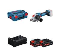 Meuleuse Ø125 mm GWX 18V-15 C + 2 Batteries EXPERT 4 Ah + 1 Chargeur GAL 12V/18V-80 BOSCH