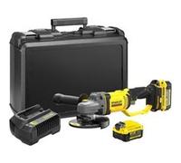 Meuleuse 125 Mm - Lithium 18V - 2 Batteries 4Ah - Stanley Fatmax V20 - Sfmcg400M2K-Qw G